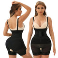 Tummy Double Compression High Waisted Open Crotch Body Shaping Shorts
