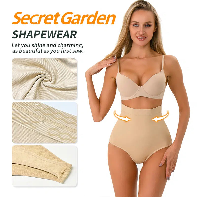 High Waist Gym Shorts Tummy Control Butt Lifter Shapewear