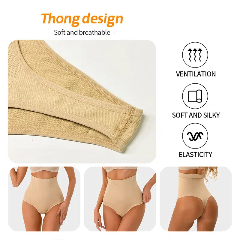 High Waist Gym Shorts Tummy Control Butt Lifter Shapewear
