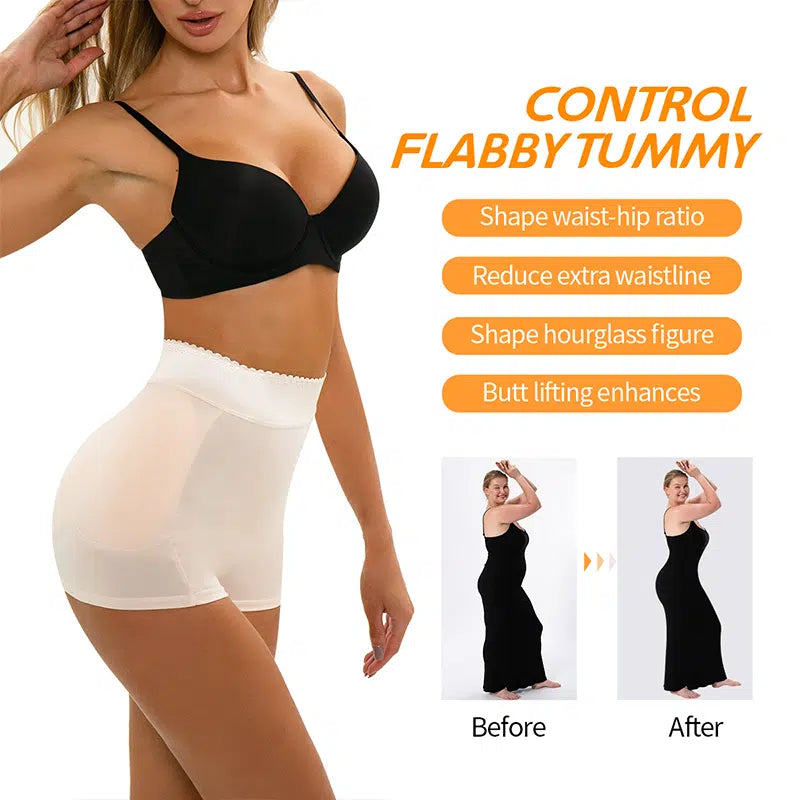 Non Slip Hip Padded Body Shaping Shorts Hip Lifting Three-Dimensional