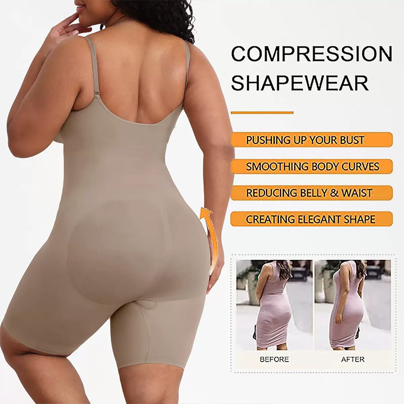 High Quality Seamless Encrypted Camisole Shapewear Bodysuit
