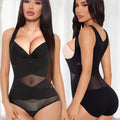 Plus Size Summer Breathable Cross Shapewear Bodysuit