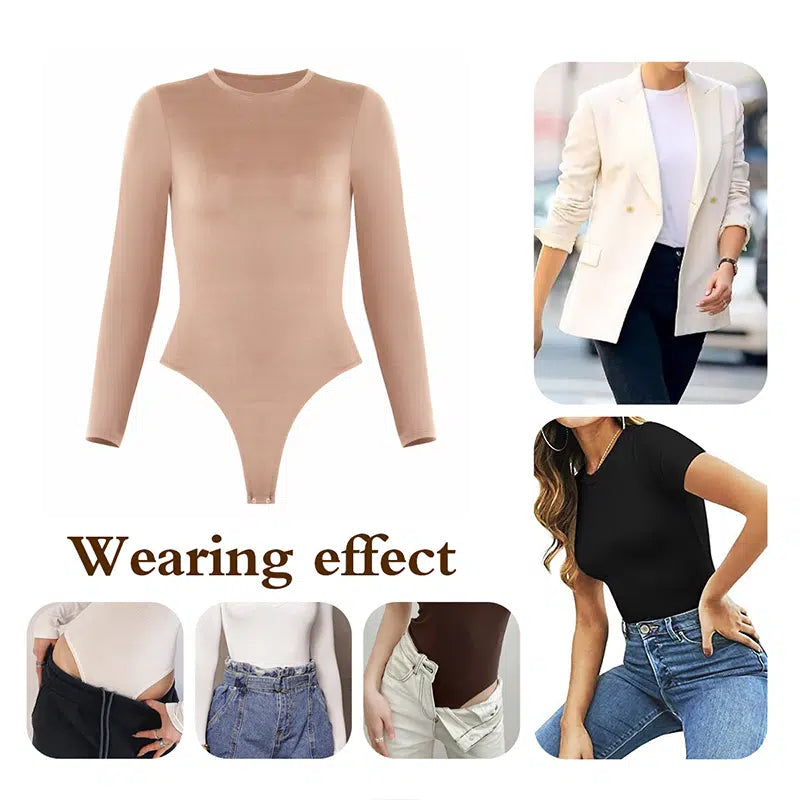 Fashionable and Comfortable Long-Sleeved Body Shaper for Women